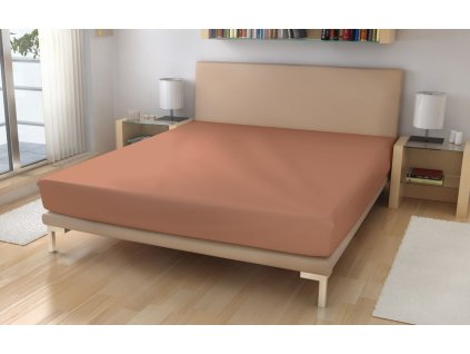 Polášek Prostěradlo Micro EXKLUSIVE Oříšková  Polyester, 90/200 cm