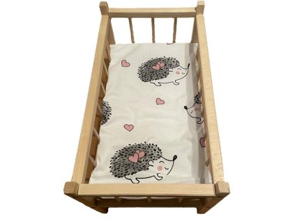 SDS Matrace do postýlky pro panenky Ježeček  Bavlna, výplň: Polyester, 50/28 cm