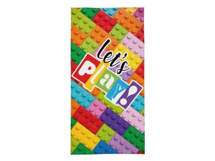 DETEXPOL Osuška Kostky Lets Play  Bavlna - Froté, 70/140 cm