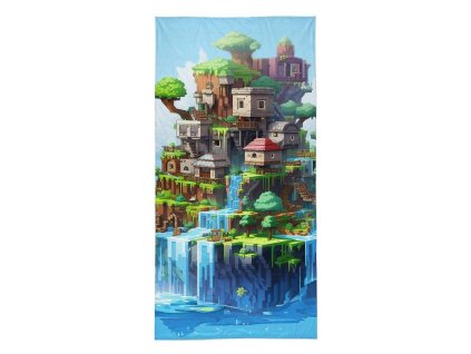 DETEXPOL Osuška Kostičky město  Bavlna - Froté, 70/140 cm