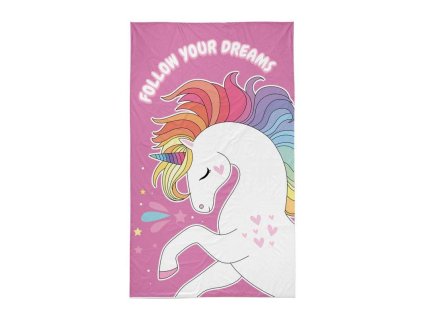 DETEXPOL Dětský ručník Jednorožec dreams  Bavlna - Froté, 50/30 cm