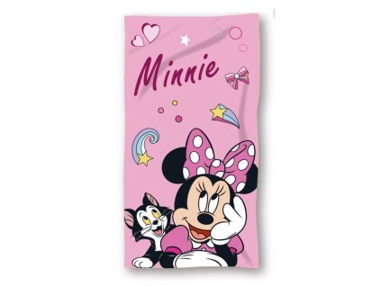FARO Osuška Minnie růžová Bavlna - Froté, 70/140 cm