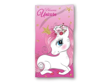 FARO Osuška Jednorožec Princess  Bavlna - Froté, 70/140 cm