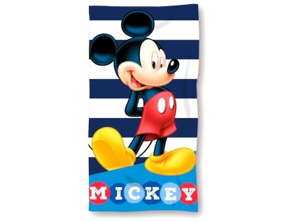 FARO Osuška Micro Mickey proužky Polyester, 70/140 cm