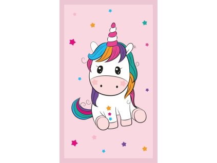 FARO Dětský ručník Jednorožec  Bavlna - Froté, 50/30 cm