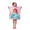 Dětská osuška s kapucí Ariel Pink, bavlna/froté, 50x115 cm