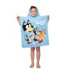 Dětská osuška s kapucí Bluey Skate, bavlna/froté, 50x115 cm