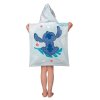 Osuška s kapucí Lilo and Stitch Blue  Bavlna - Froté, 50/115 cm