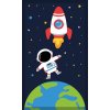 FARO Dětský ručník Vesmír  Bavlna - Froté, 50/30 cm
