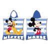 Dětská osuška s kapucí Mickey pruhy 50x115 cm