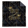 DETEXPOL Přehoz na postel King and Queen gold  Polyester, 220/240 cm