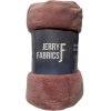 JERRY FABRICS Deka microflanel super soft Starorůžová  Polyester, 150/200 cm