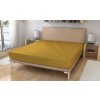 Polášek Jersey prostěradlo hořčicová Bavlna 150g/m2, 90/200 cm