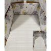 SDS Mantinel do postýlky Medvídci šedá  Bavlna, výplň: Polyester, 195/28 cm