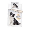 DETEXPOL Povlečení Border kolie Life  Bavlna, 140/200, 70/80 cm