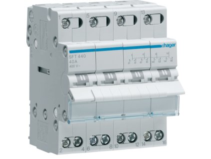 Přepínač sítí HAGER SFT440 40A 4P