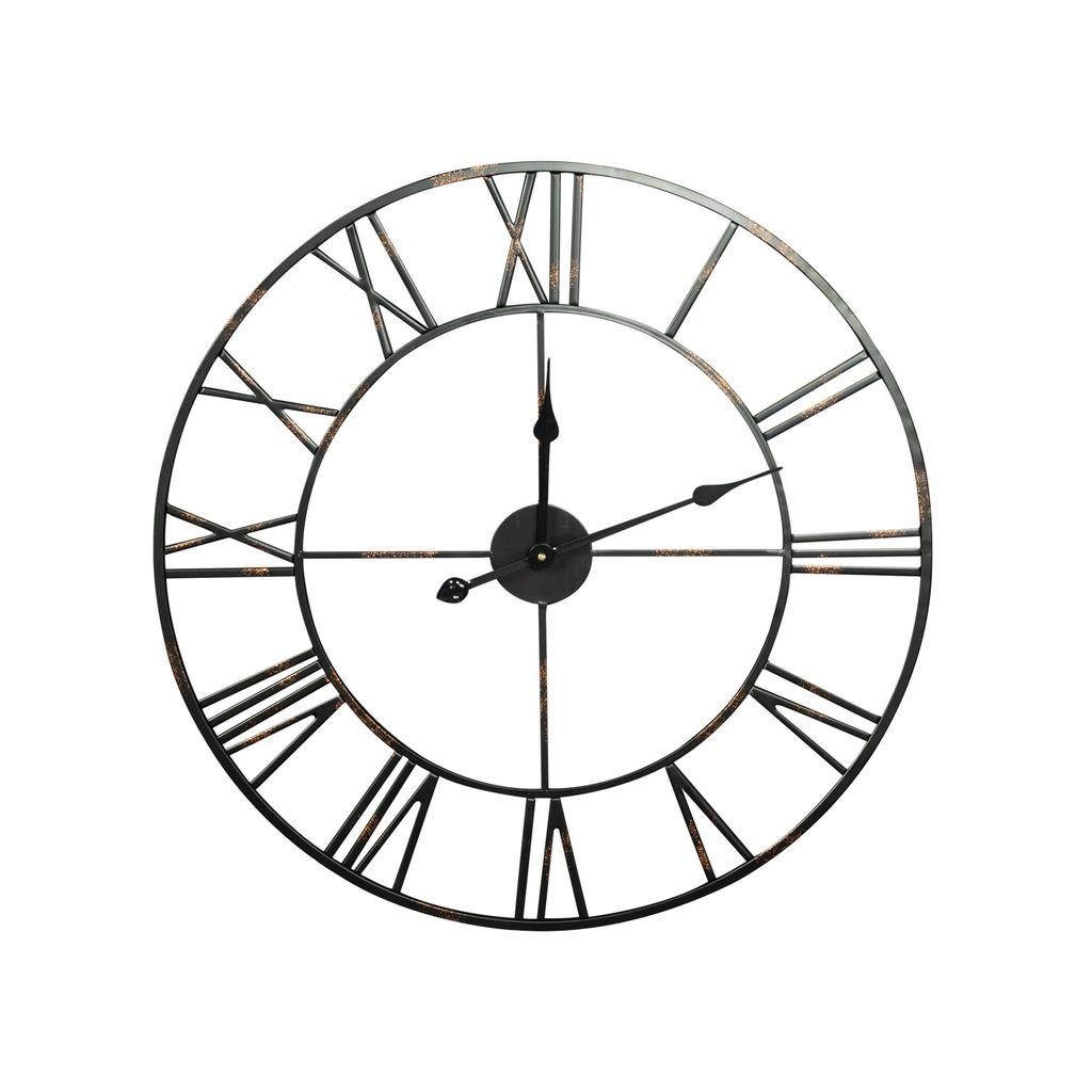 47253 1 kovove nastenne hodiny ze 03 v style vintage priemer 70cm