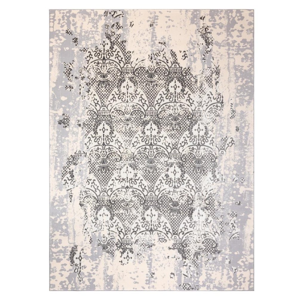 66762 kusovy koberec core w3824 ornament vintage cream grey