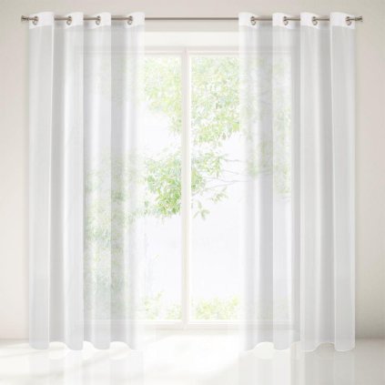 11079 biela zaclona alexa 135x250 cm