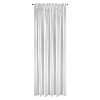 19752 biela zaclona na paske sylvia 135 x 270 cm