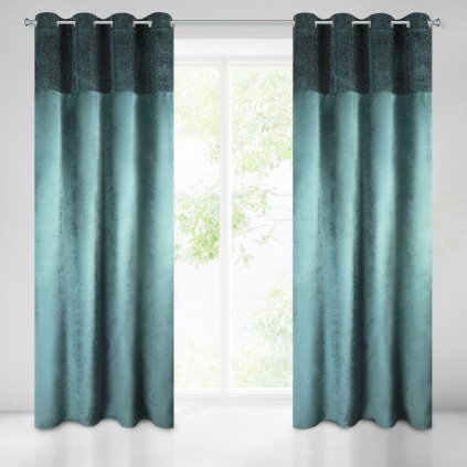 4359 zamatovy zaves mady na kruzky 140x250 cm