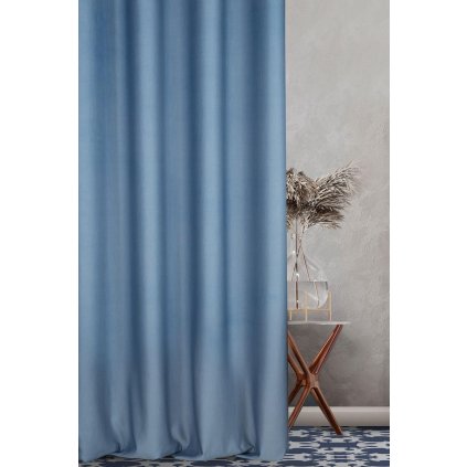 48165 modry zaves na paske palermo6 140x270 cm