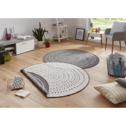 49314 kusovy koberec twin wendeteppiche 103112 grau creme