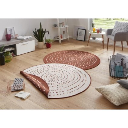 49320 kusovy koberec twin wendeteppiche 103110 terra creme kruh