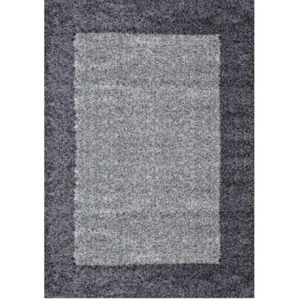50454 kusovy koberec life shaggy 1503 grey