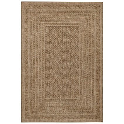 51186 kusovy koberec forest 103992 beige brown