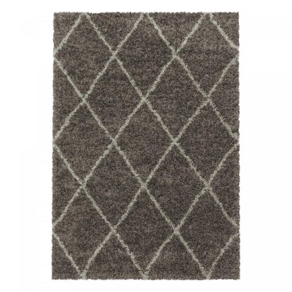 54681 kusovy koberec alvor shaggy 3401 taupe