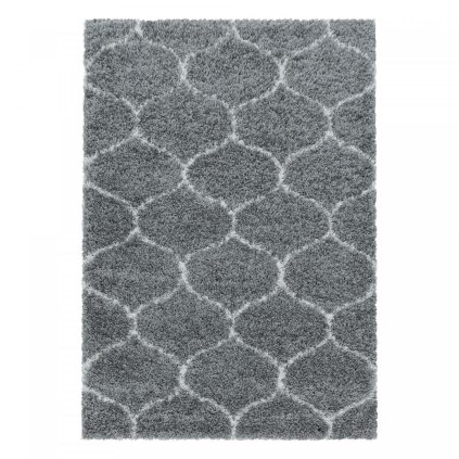 54720 kusovy koberec salsa shaggy 3201 grey