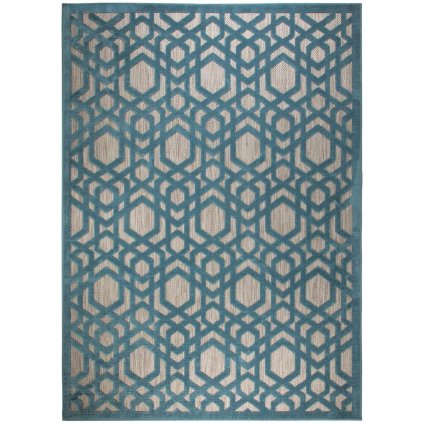 55152 kusovy koberec piatto oro blue