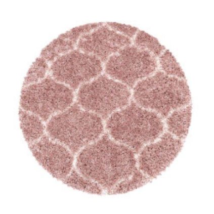 55296 kusovy koberec salsa shaggy 3201 rose kruh