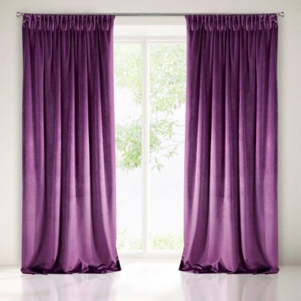 5571 zatemnovaci zaves na paske villa fialovy 140x270 cm