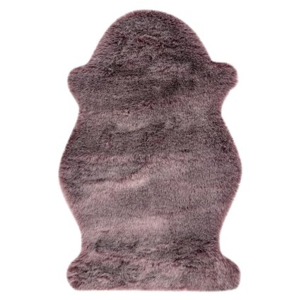 55764 kusovy koberec samba 495 mauve tvar kozusiny