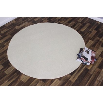 56745 kusovy koberec nasty 101152 creme kruh
