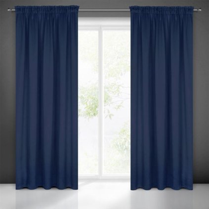 57570 modry zatemnovaci zaves na paske logan 135x270 cm