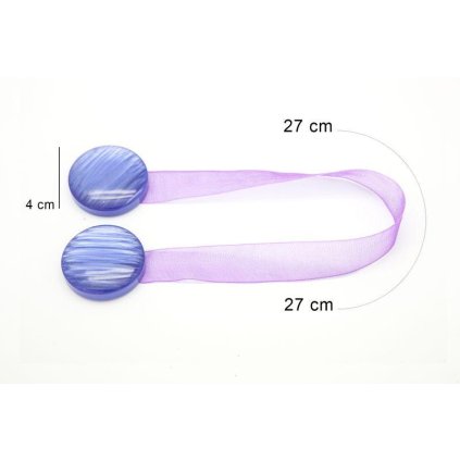 58941 magneticka spona na zavesy m67 fialova
