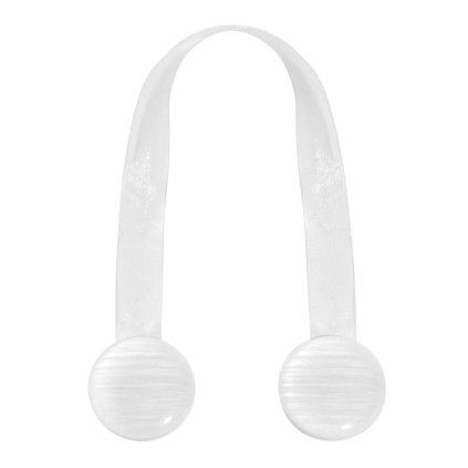 59079 magneticka spona na zavesy m67 biela
