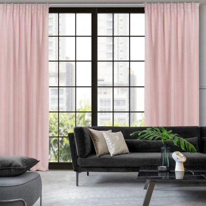 61362 13 pudrovy zaves na flex paske milan 140x300 cm