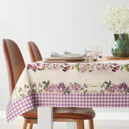 62247 gobelinovy obrus 1225 zdobeny kvetmi 140 x180 cm