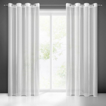 62313 biela zaclona julita na kruzkoch 135x250 cm