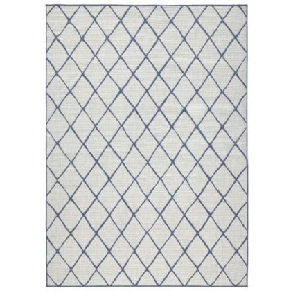 64428 kusovy koberec twin wendeteppiche 103119 blau creme