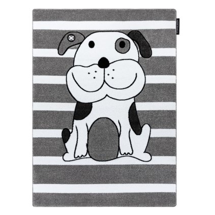 65961 detsky kusovy koberec petit puppy grey