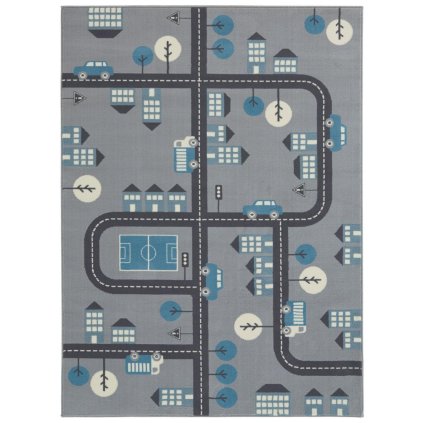 66027 detsky kobercek adventures 105532 mouse blue