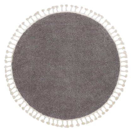 66555 kusovy koberec berber 9000 brown kruh