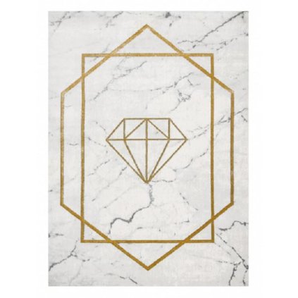 66618 kusovy koberec emerald diamant 1019 cream and gold