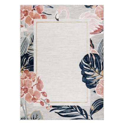 66831 kusovy koberec botanic 65240 flamingo grey na von aj na doma