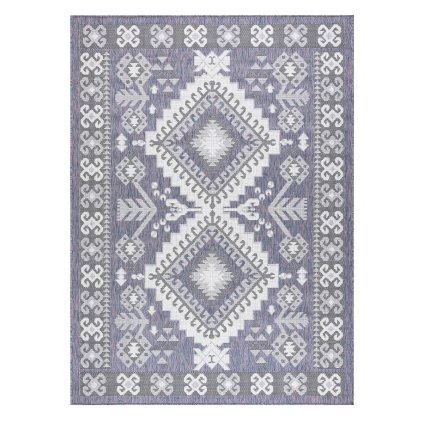 66897 kusovy koberec sion sisal aztec 3007 blue pink ecru na von aj na doma